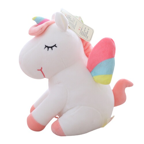 ins internet celebrity led glowing rainbow unicorn doll children's plush toy Christmas gift wholesale