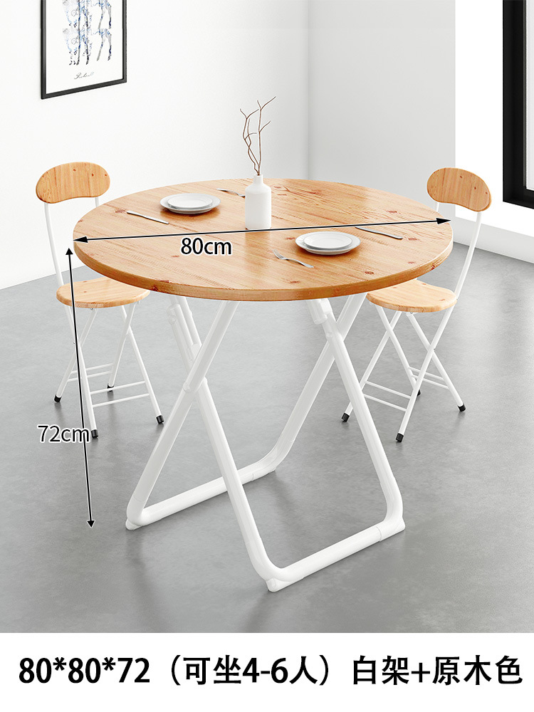 ☆★[대형 스타일] 80개의 원형 테이블, 원목 색상☆★