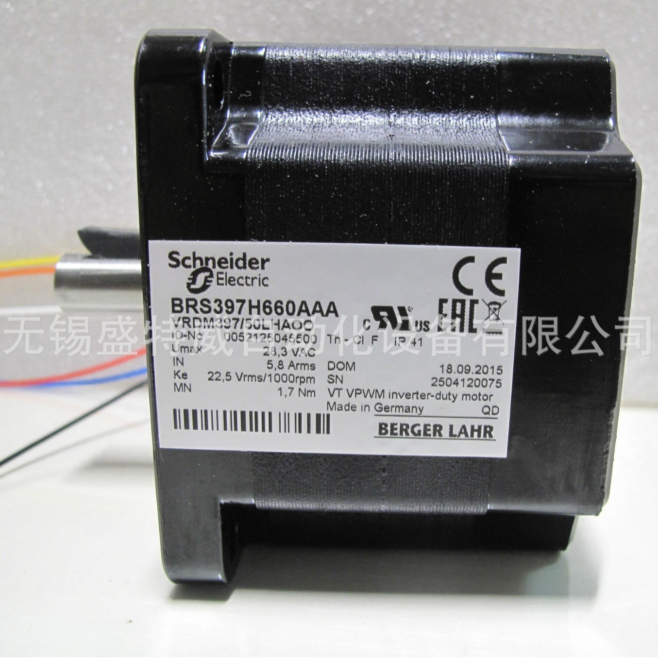 LEXIUM STEPPER MOTOR   SD3百格拉步进电机 BRS3ADW850ACA