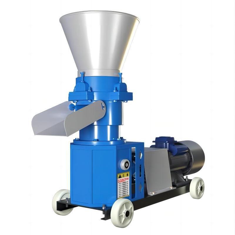 Máquina de granulación de alimentación de tres ruedas tipo 160 granulador de alimentación doméstico de pollos y ganado, máquina de alimentación seca y húmeda de 400 kg por hora