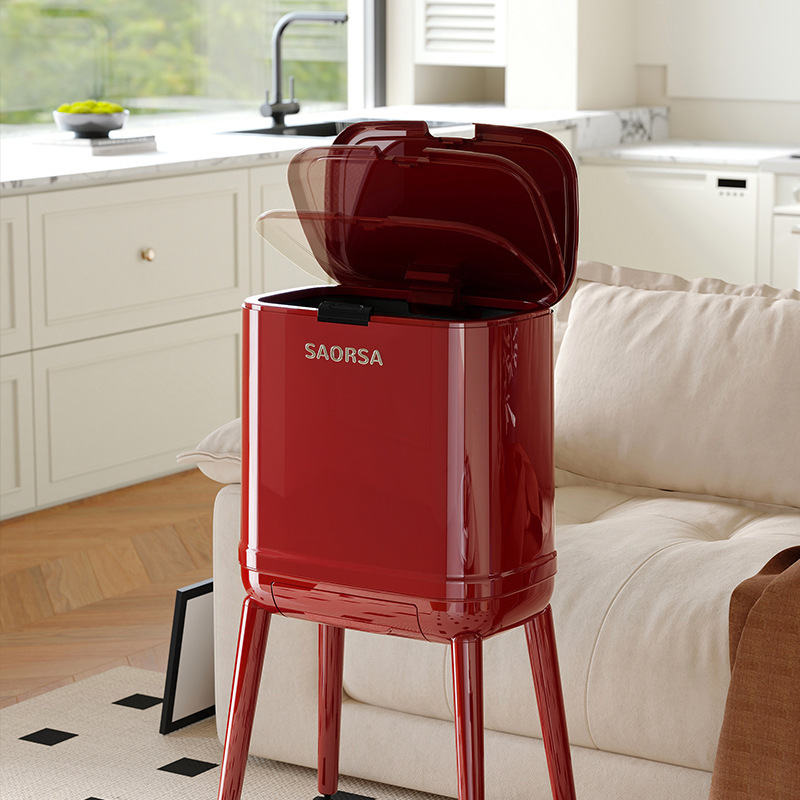 Wheeled Kitchen Trash Can for Home Use 2025 New Model, Special Design to Avoid Bending, Tall and Movable, with Lid, Large Size and High Capacity Wheeled Kitchen Trash Can for Home Use 2025 New Model, Special Design to Avoid Bending, Tall and Movable, with Lid, Large Size and High Capacity