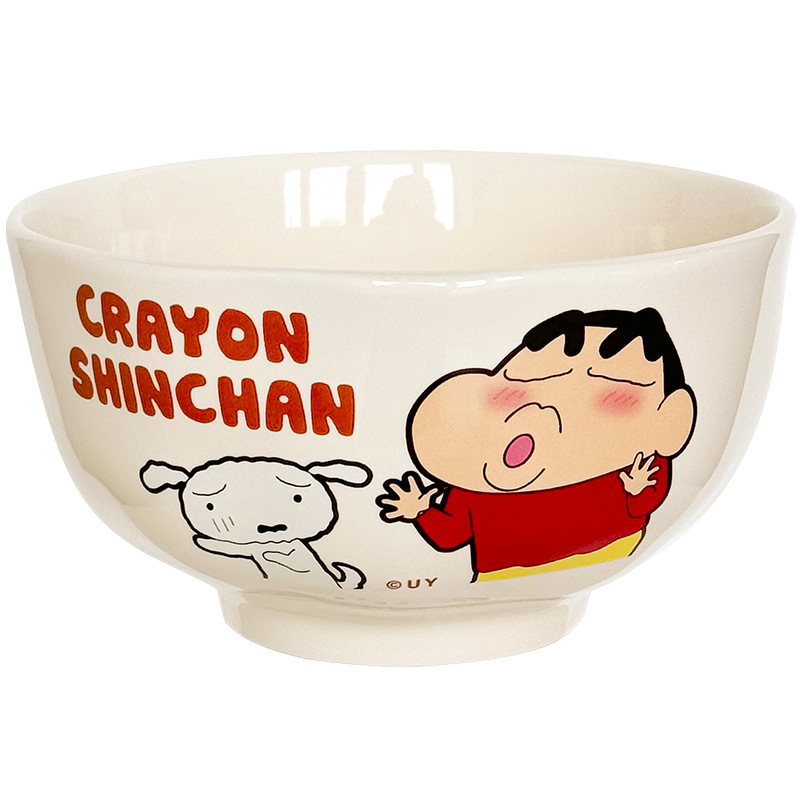 クレヨンしんちゃん ヌードルボウル 食器 かわいいラーメンボウル 即席めんボウル 家庭用 2025年新作 高価値パーソナルボウル|undefined