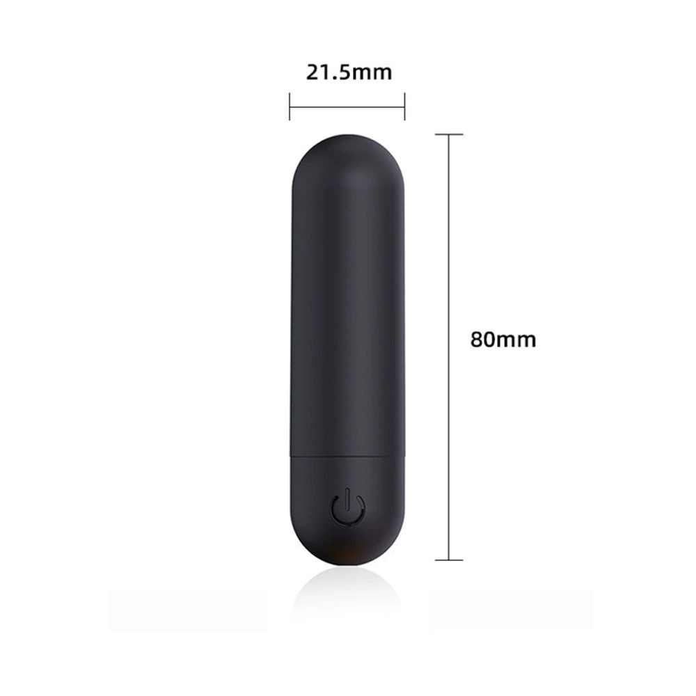Wireless Bullet Vibrator, Compact Mini Massager, Quiet Vibration, 35 g, Multiple Colors