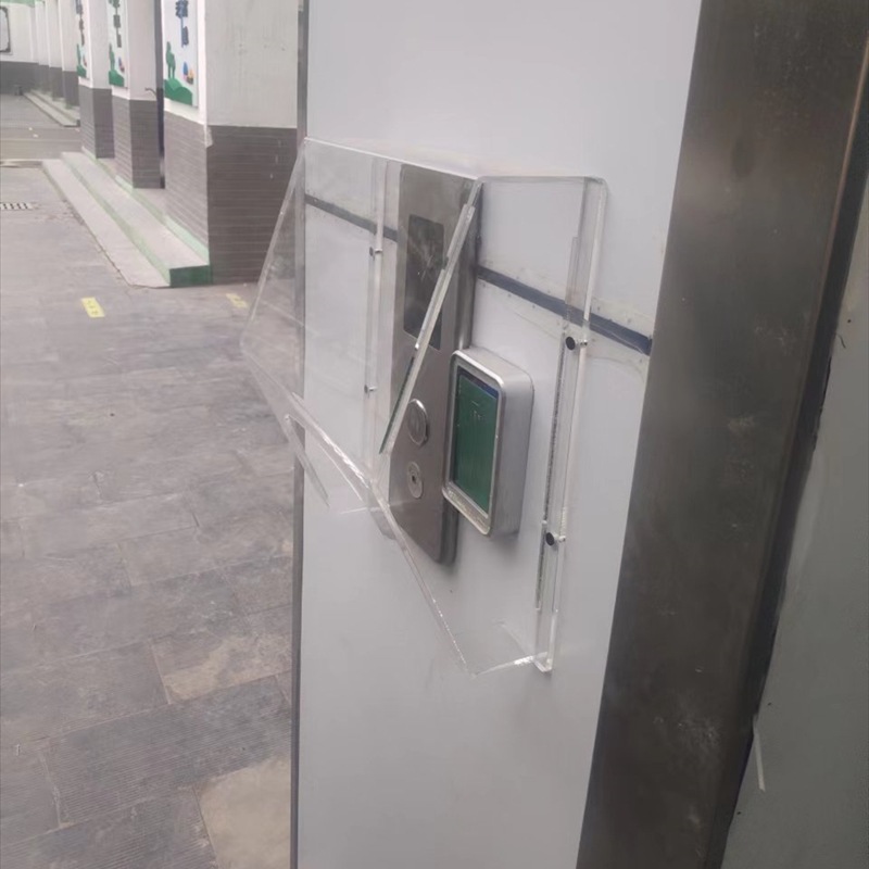 电梯按钮防护盒门铃读卡器防雨罩 刷卡门禁防水盒门禁室外防雨罩