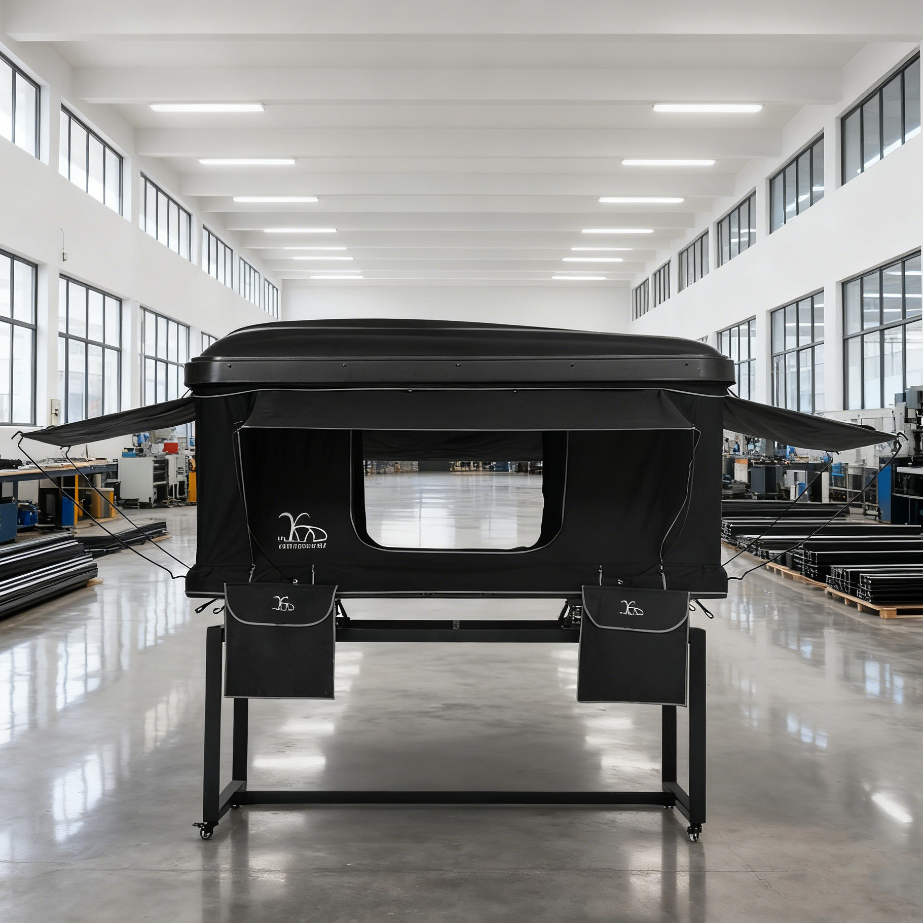 Plastico ABS protector solar anti-envejecimiento anti-UV elevación vertical carpa de techo hidráulica