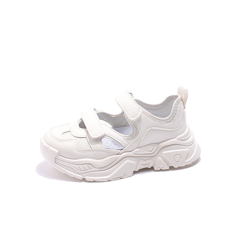 Sandales polyvalentes décontractées pour enfants, chaussures de sport ajourées et respirantes pour garçons et filles, version coréenne, printemps et automne_voghion.com