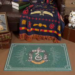 華納正版哈利波特四大學院絲圈地墊防滑地毯可洗進屋腳墊高彈耐磨