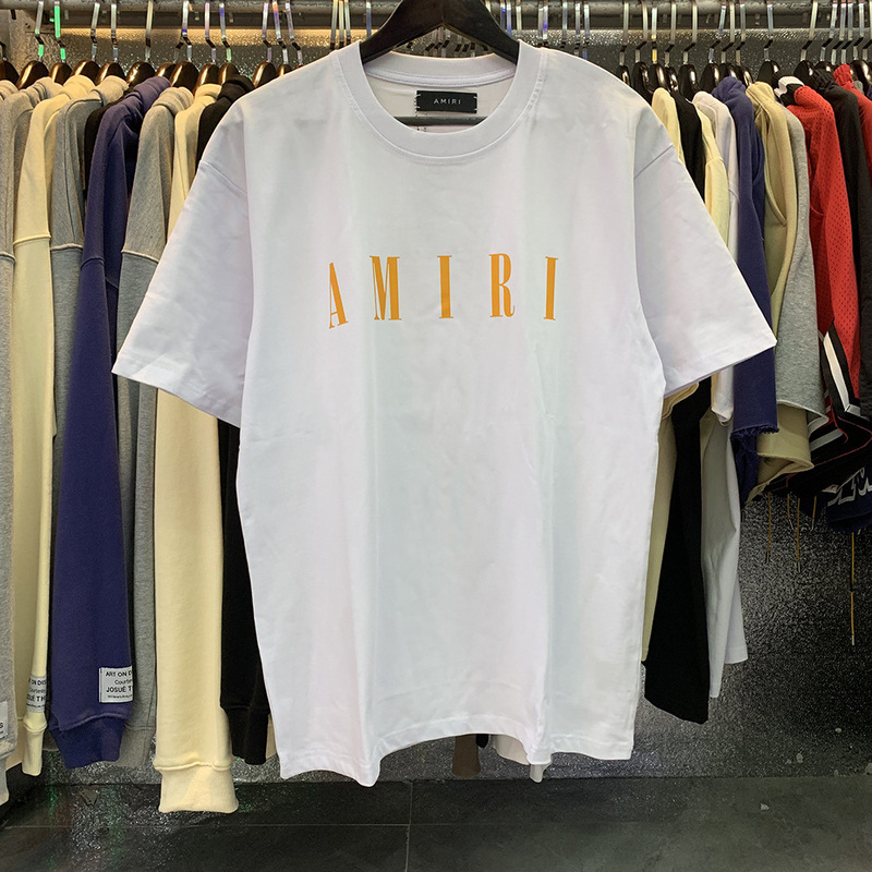 AM1R1 ICON小衆潮牌平和鳩アルファベットプリント丸首ゆるい半袖tシャツ男女カップル半袖|undefined