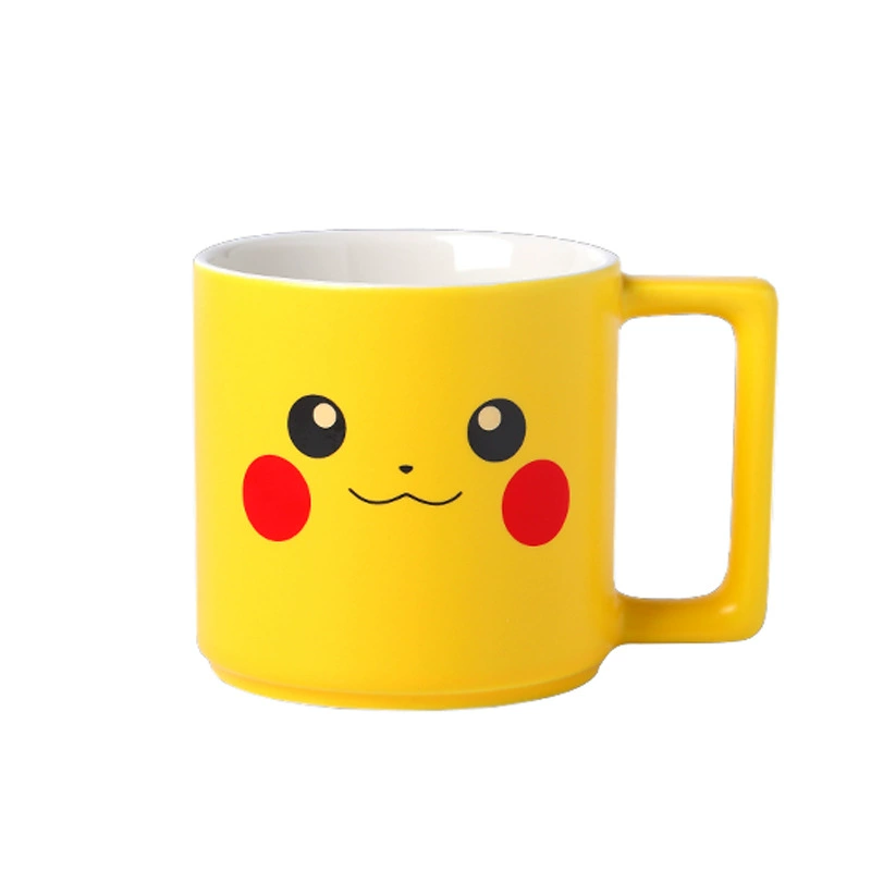 顺祥 【Pokemon】Милый и симпатичный cup Pikachu cartoon кружка высокого качества керамическая кружка для воды