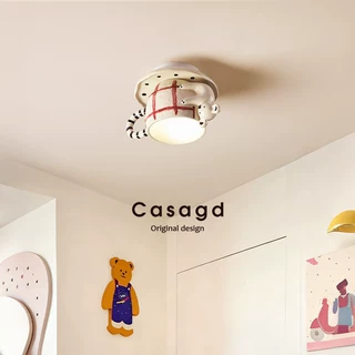 孟菲斯中古彩过道灯奶油风2025新款卧室灯创意阳台玄关吸顶灯casa
