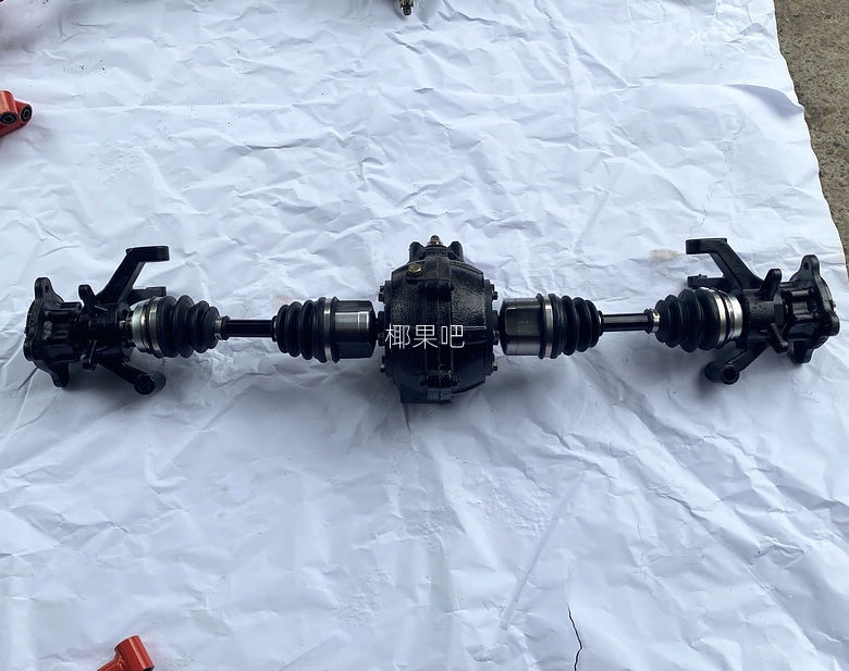 Modified kart accessories, ATV four-wheel drive front and rear independent suspension kit, gear box, rocker arm, horn flange, brake