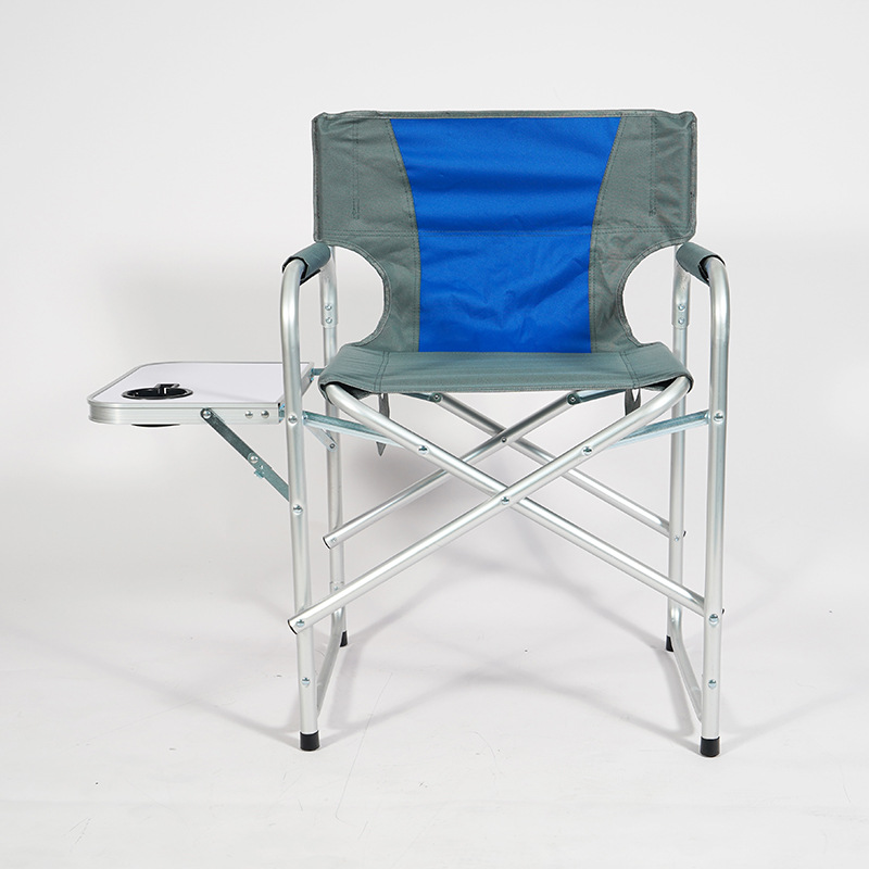 [Daxuan Outdoor] Silla de director de campamento de montaña plegable Silla de camping Mesa de respaldo de malla Silla de playa de tela Oxford
