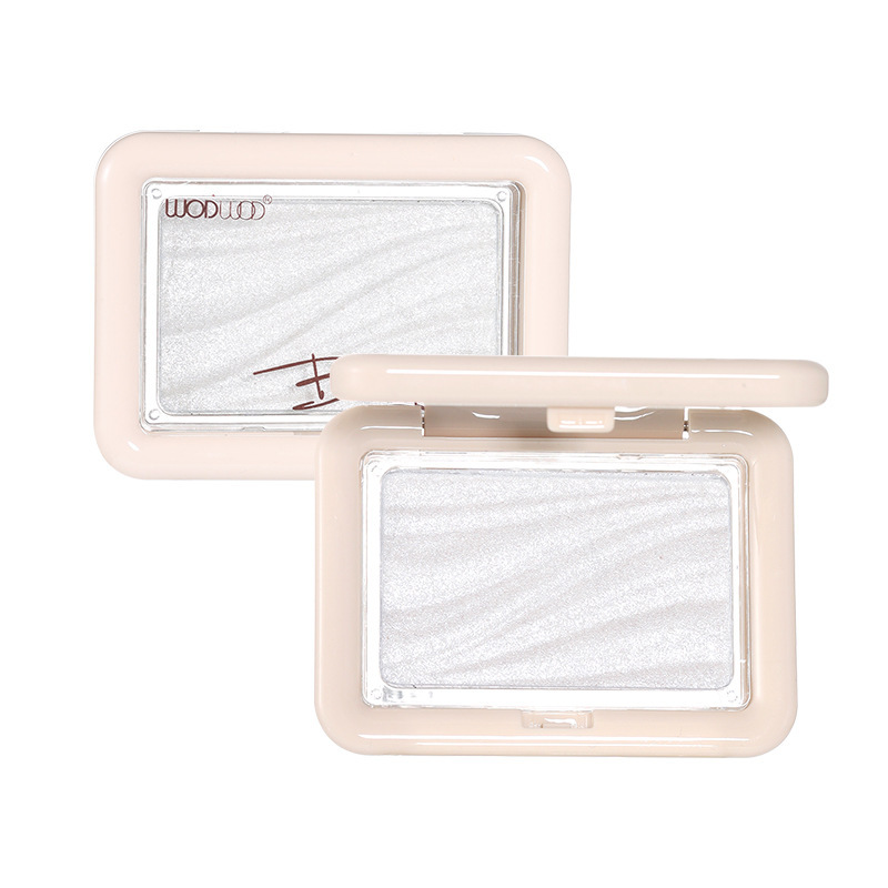 WODWOD polvo de alto brillo fantasma de luz suave, brillo fino, cuerpo, cara, brillo, ojos tridimensionales naturales, polvo flash