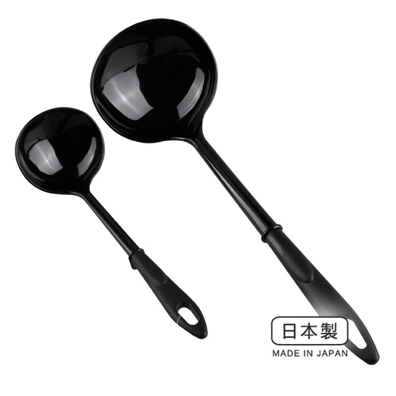 Japan imported plastic soup spoon Kitchen long handle high temperature resistant hot pot spoon non-stick porridge spoon porridge spoon