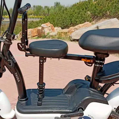 Child Safety Seat Front-Mounted | Child seat shed - black-armrest-other