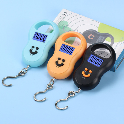 Portable electronic scale wholesale small gram scale portable express spring hook luggage electronic scale food gram weight scale