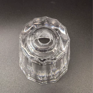 机压透明玻璃罩条纹玻璃