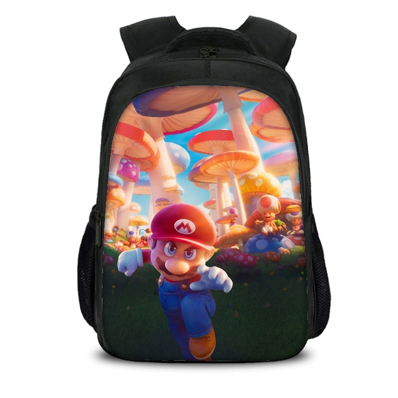 Рюкзак Super Mario Brothers Маріо Игровой проходной для учащихся начальной и средней школы 40 см двуслойные школьные сумки