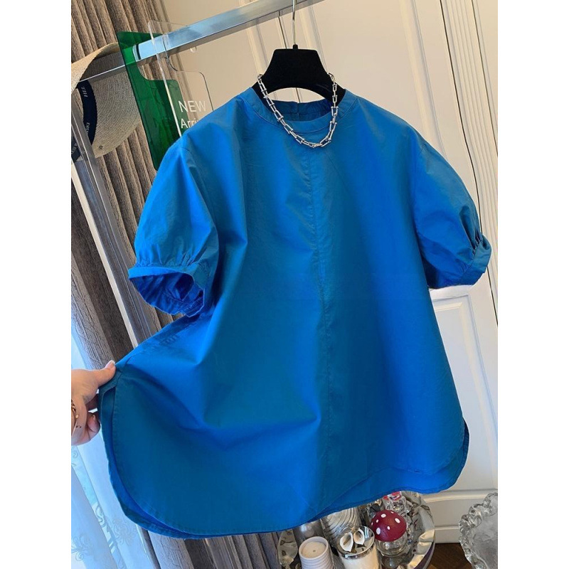 Unique and super stylish French-style puff sleeve short-sleeve shirt, loose and slimming oversized babydoll top for women, new model Unique and super stylish French-style puff sleeve short-sleeve shirt, loose and slimming oversized babydoll top for women, new model