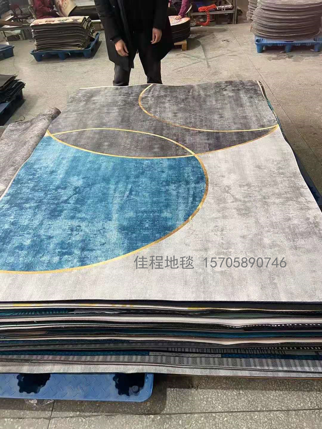 Cross-Border Retro Style Oriental Exquisite Pattern Carpet Manufacturer Wholesale High Quality Non-Slip Home Living Room Carpet