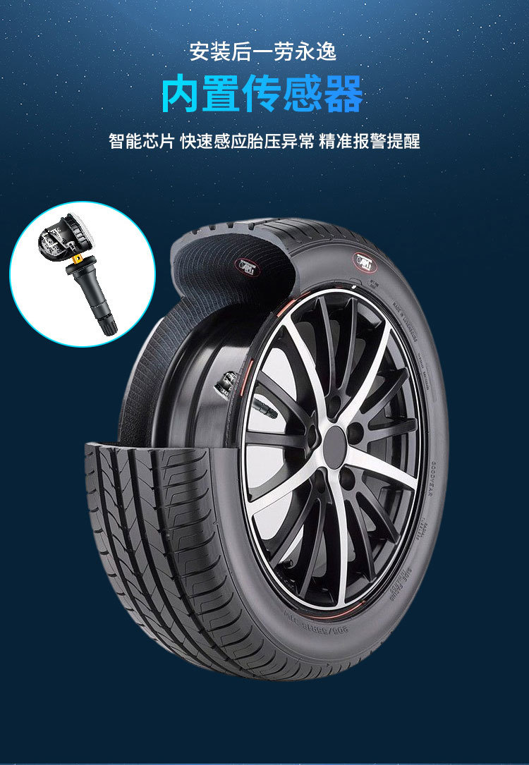 Suitable for Yuan, Song, Tang, and Han Byd Series Tire Pressure Monitoring Sensor Monitor Oe:Sc3609200 Digital Display