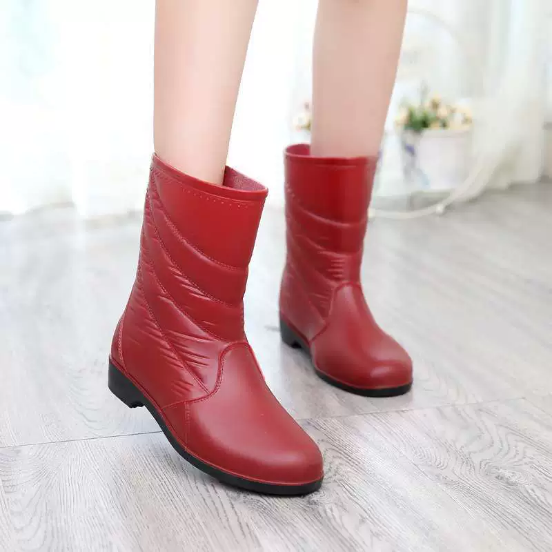 Other Brand Mid-Calf Boots - Fashionable Winter Footwear, Non-Slip Sole, Warm Lined for Cozy All-Day Wear