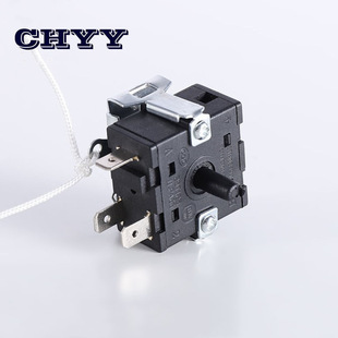 Pull switch three-legged rotary gear switch electric oven heater switch air cooler switch