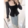 法式显瘦春季新款衬衫