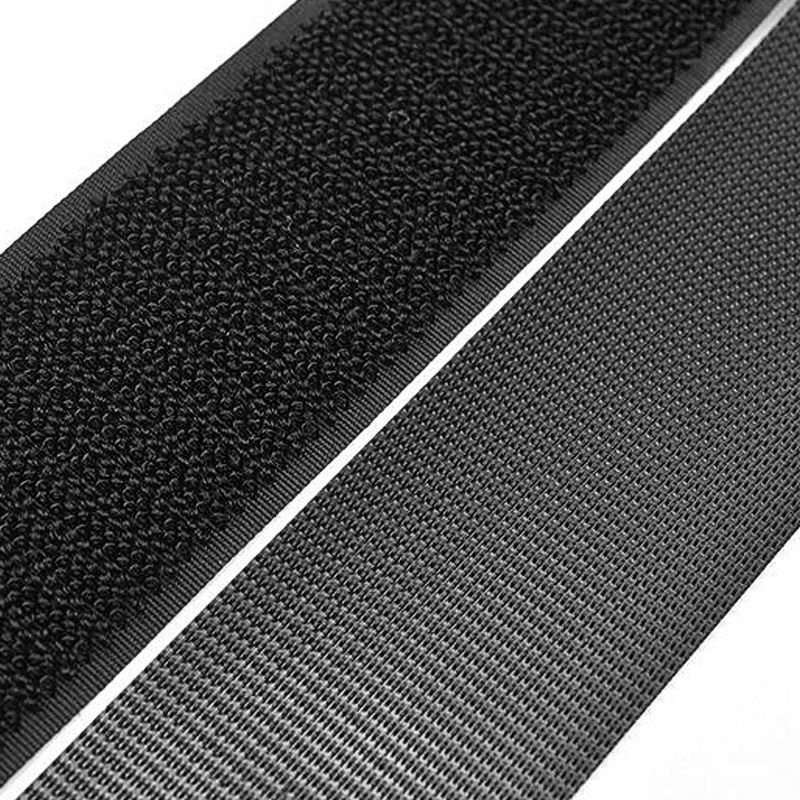 批发尼龙射出勾不抓毛魔术贴绑带服装辅料黑白子母贴