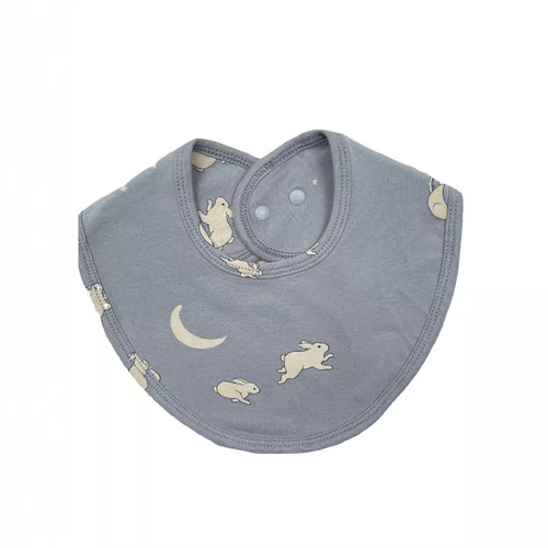 Nordic-style Danish baby 100% cotton waterproof bib for babies, soft baby face ruff