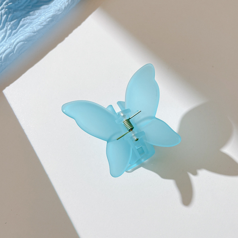 Gran clip de tiburón esmerilado acrílico simple horquilla tocado volumen gran horquilla de alto grado accesorios para el cabello al por mayor