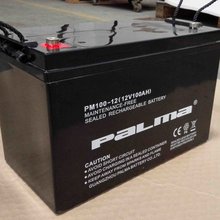 PALMA八马蓄电池PM100-12免维护储能电池12V100AH机房ups电源配套