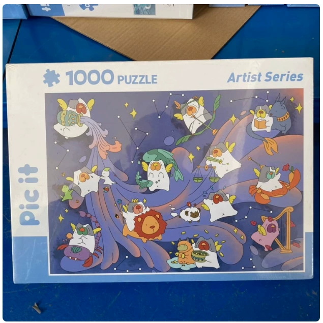 Головоломка Picit, игрушка, 1000 элементов, лиса