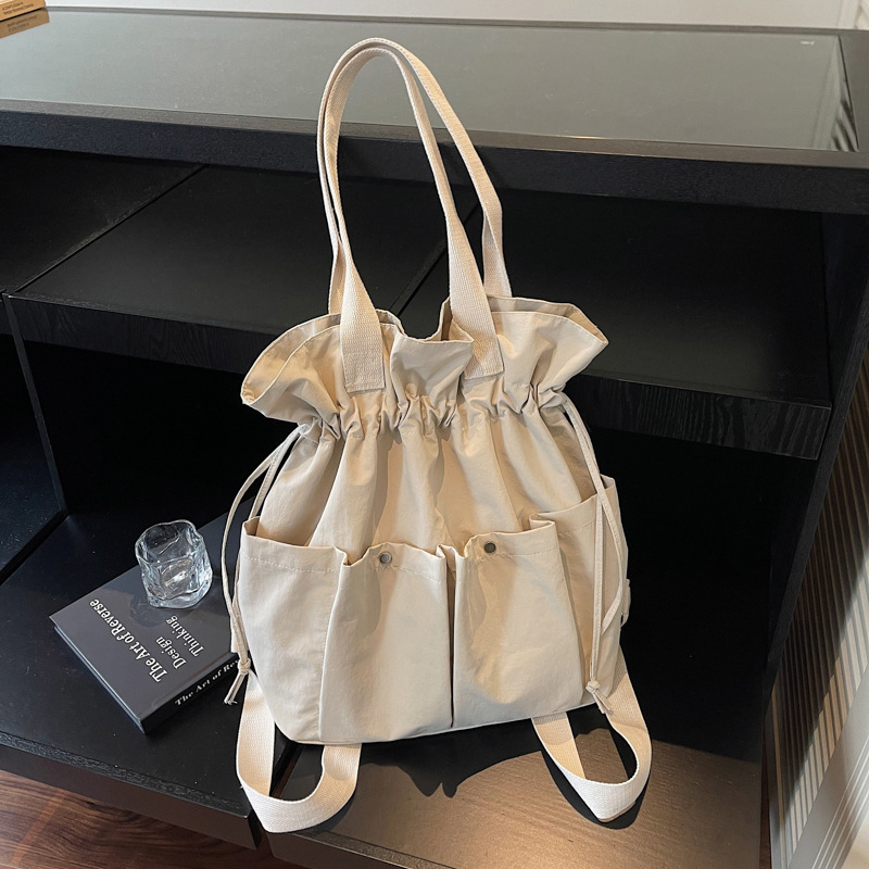 2025 New Lightweight Large Capacity Backpack Cloud Bag Drawstring Multifunctional Shoulder Tote Bag Travel Bag 2025 New Lightweight Large Capacity Backpack Cloud Bag Drawstring Multifunctional Shoulder Tote Bag Travel Bag