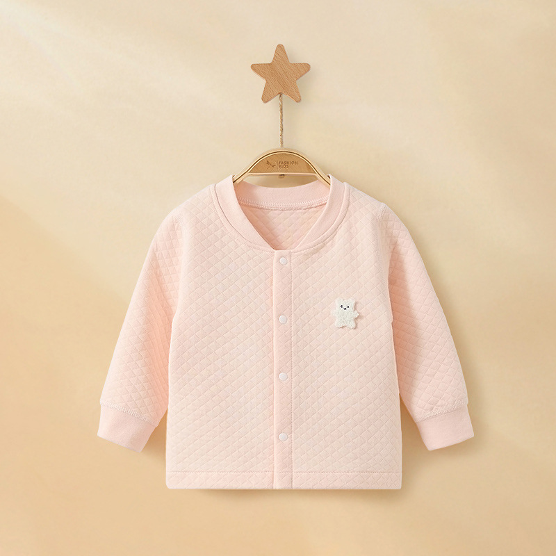 Primavera, otoño, invierno, chaqueta caliente para bebés, ropa interior para niños, niñas y niños, ropa interior para bebés