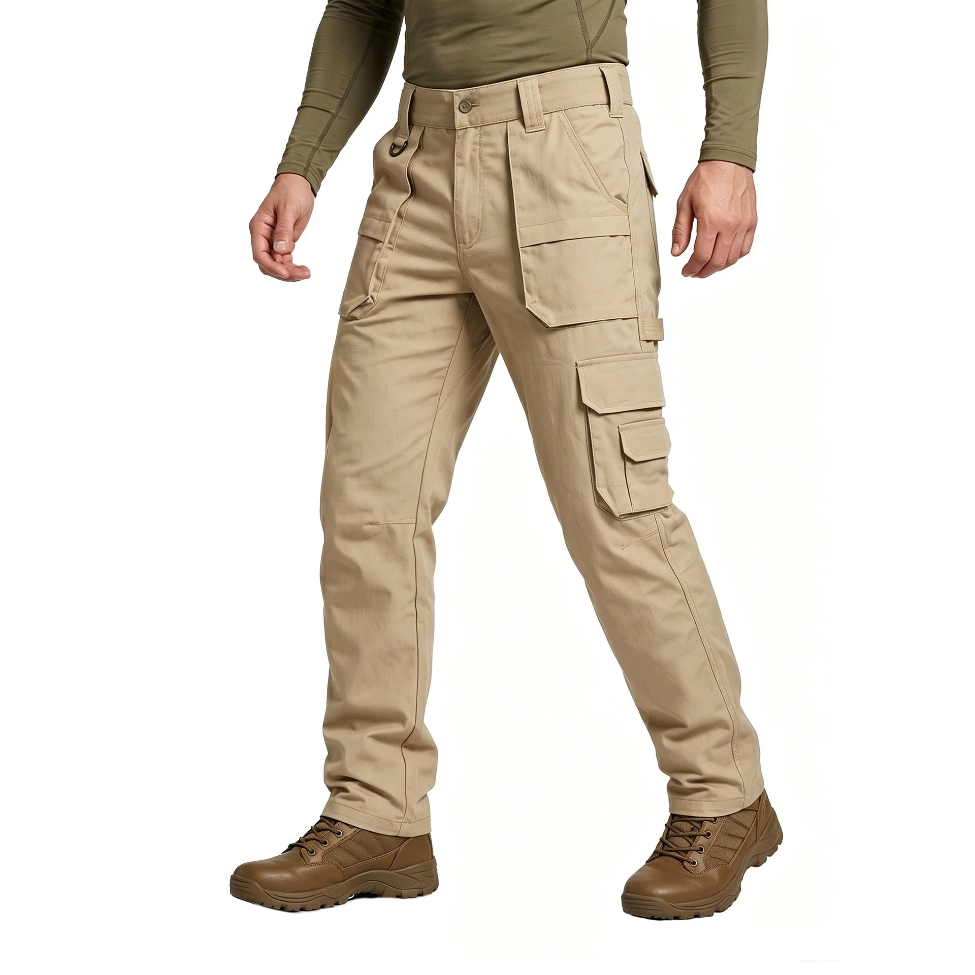2026 New Amazon Cross-Border Plus-Size Men's Camouflage Cargo Pants Multi-Pocket Casual Long Pants Outdoor Straight-Leg Pants