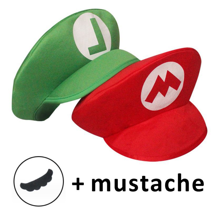Halloween Hats for Kids and Adults, Super Mario Cosplay Hats