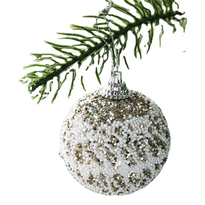 Bola de Navidad decoración del árbol de Navidad lentejuelas espuma BOLA DE Navidad colgante decoración decoraciones de Navidad adornos de bolas de peluche image 1