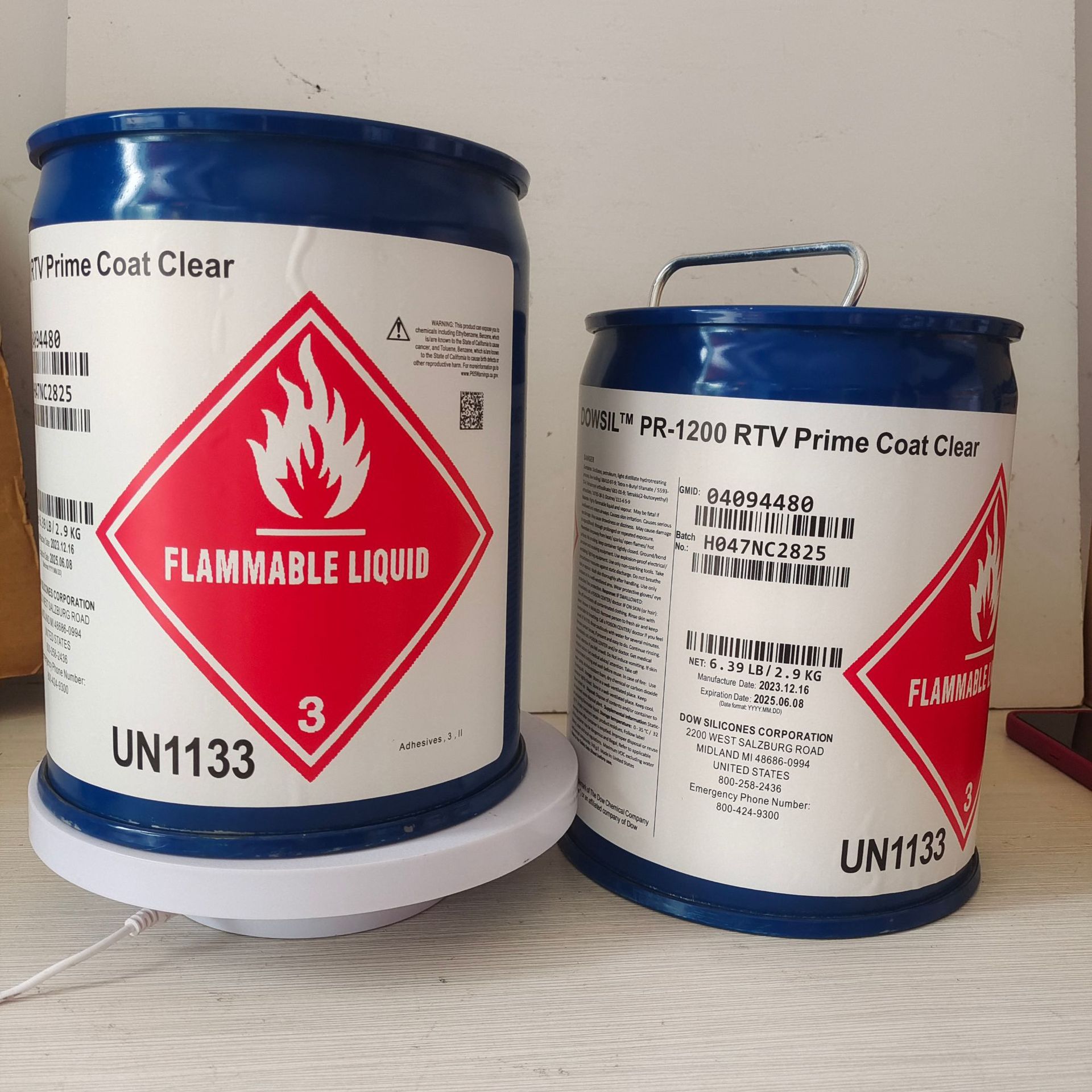 道康宁PR-1200硅胶专用底涂PR1200RTV促进硅酮胶粘结强度2.9Kg