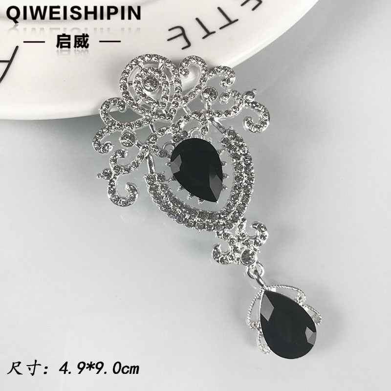 Qiwai 新しいクリエイティブ diy ダイヤモンドパールフラワー太陽神花宝石ペンダント蝶ネクタイアクセサリー合金アクセサリー|undefined