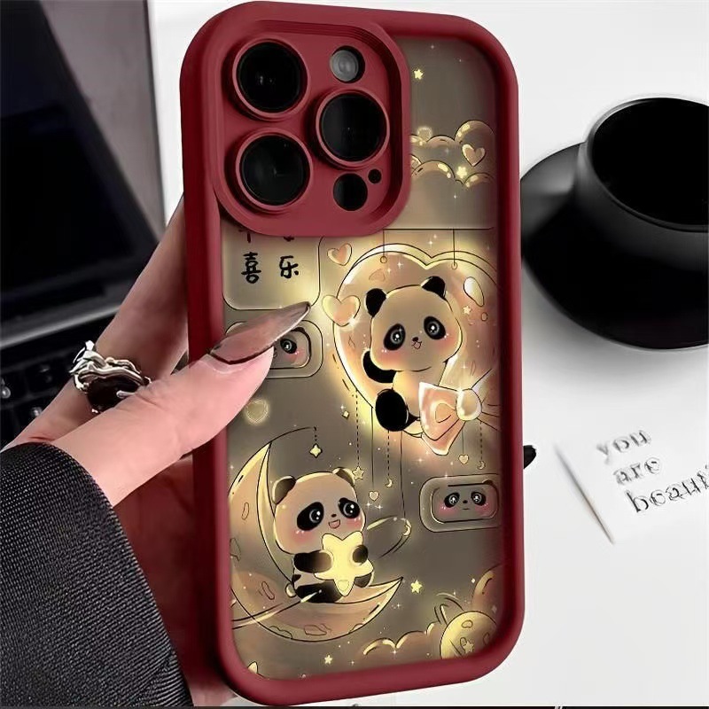 Para parejas iphone16promax funda para teléfono móvil niña Apple 15 anti-caída 14pro/13 lindo 12 nuevo