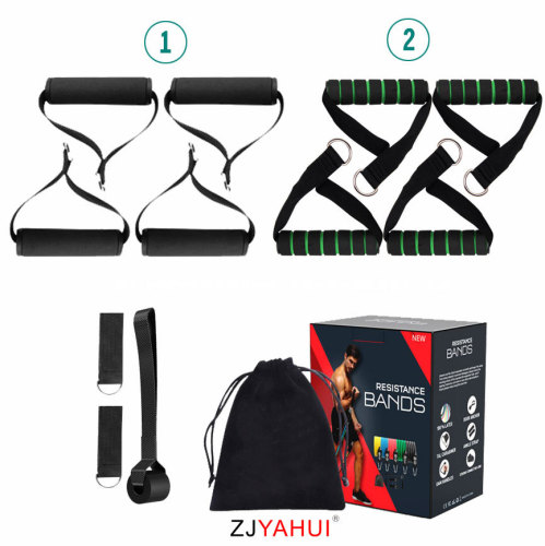 New Multifunction Resistance Band Set TPE Resistance Band Fitness 11-Piece Set Latex Pull-up Rope Manufacturer
