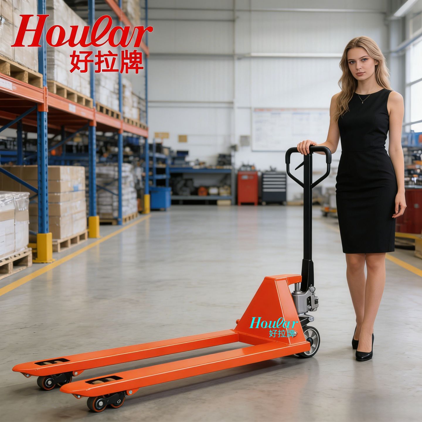 新品现货3000kg加长手动叉车 加长型手动搬运车 手液压叉车地牛