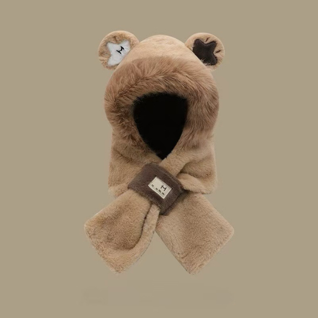 둥근귀별하늘곰 투피스세트-카키