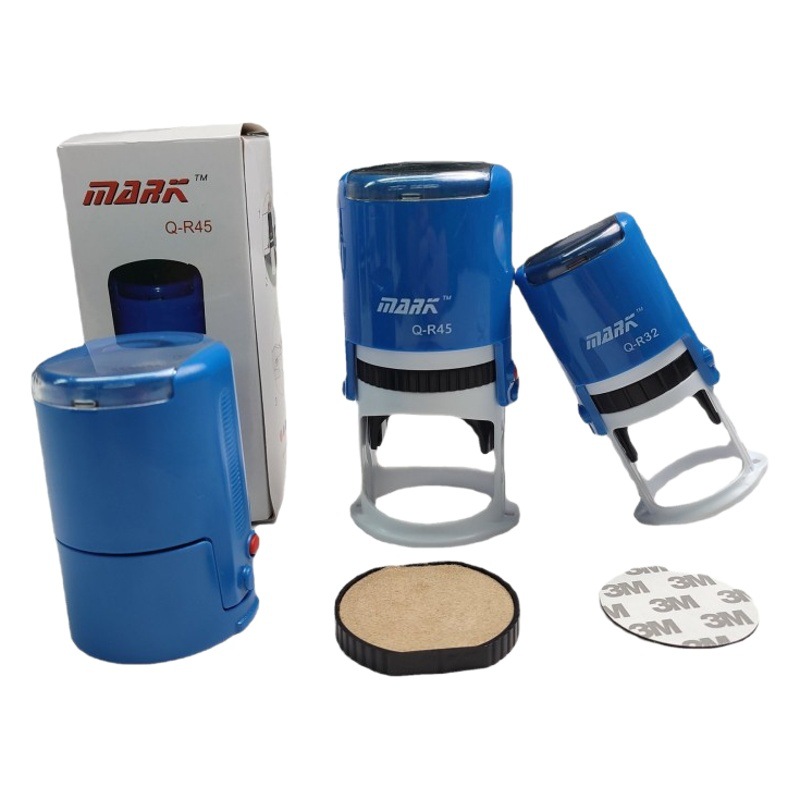 MARCA el texto del sello de tinta sello automático del nombre del Tirón con el material de encargo del sello del cartucho de tinta