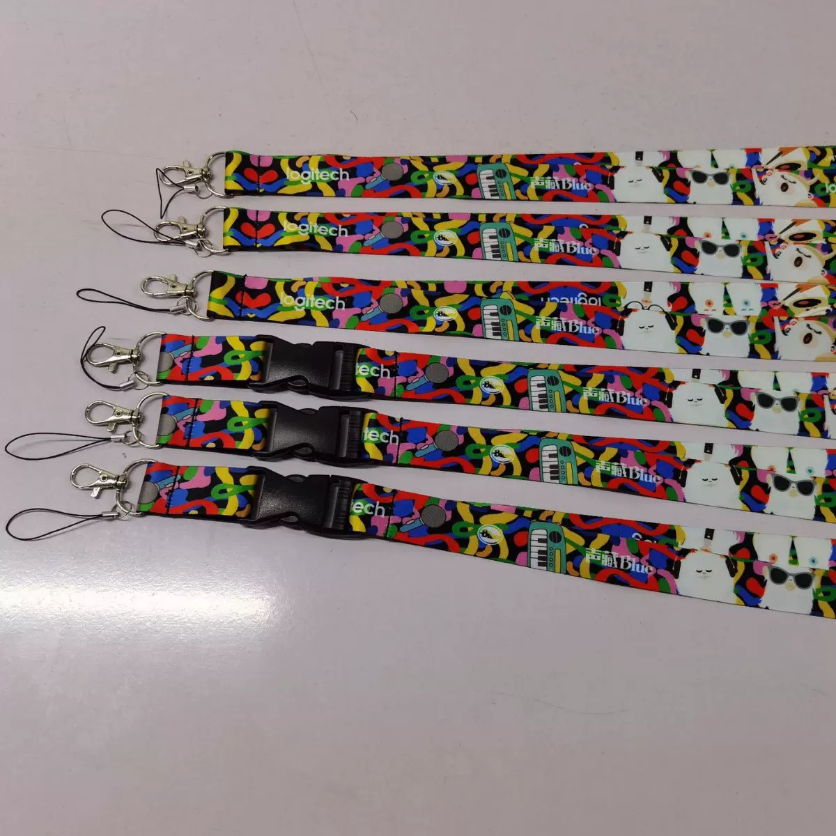 源头厂家热升华证件挂绳涤纶商务证件学生挂带展会奖牌手机挂绳