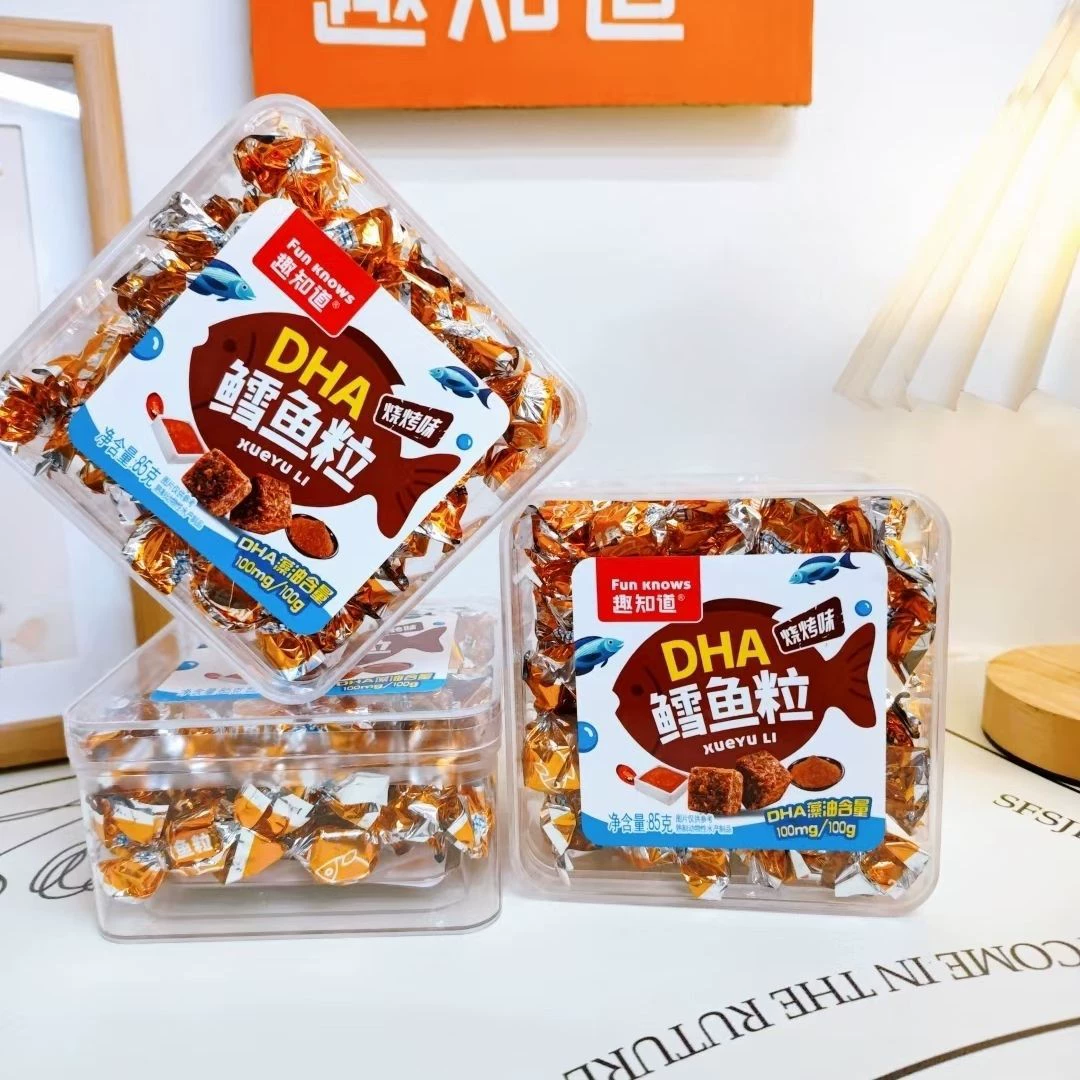 Интересные знания Cod pellets пять вкусов барбекю вкус сушеный индивидуальная упаковка детский офис повседневные мясные закуски упакованный партия