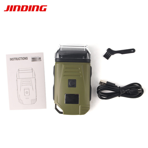 New Arrival Men's Razor Electric Reciprocating Shaver Retro Double Blade Digital Display Mini Beard Trimmer Factory