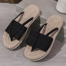 ��ЬŮ���⴩2025�¿�߶ȼ�ɳ̲Ь����ʱ�м�ֺ������Slipper