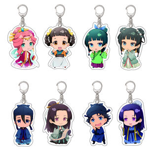 Pharmacy girl's murmur animation peripheral acrylic keychain cat Gao Shunren's Yuye Fei Dayi Drown